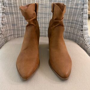 Time and Tru Tan Ankle Booties